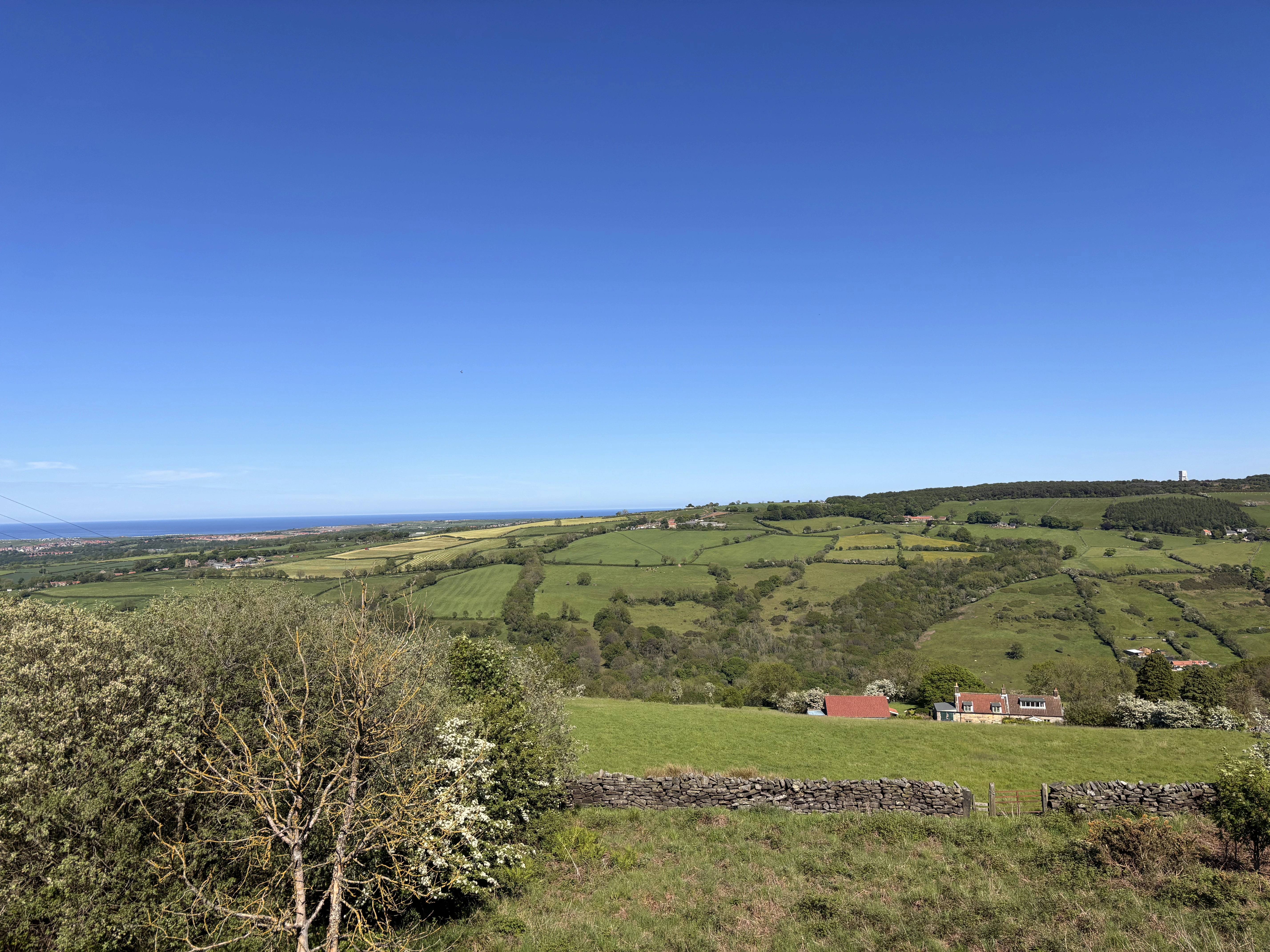 The road over Blue Bank in the North York Moors